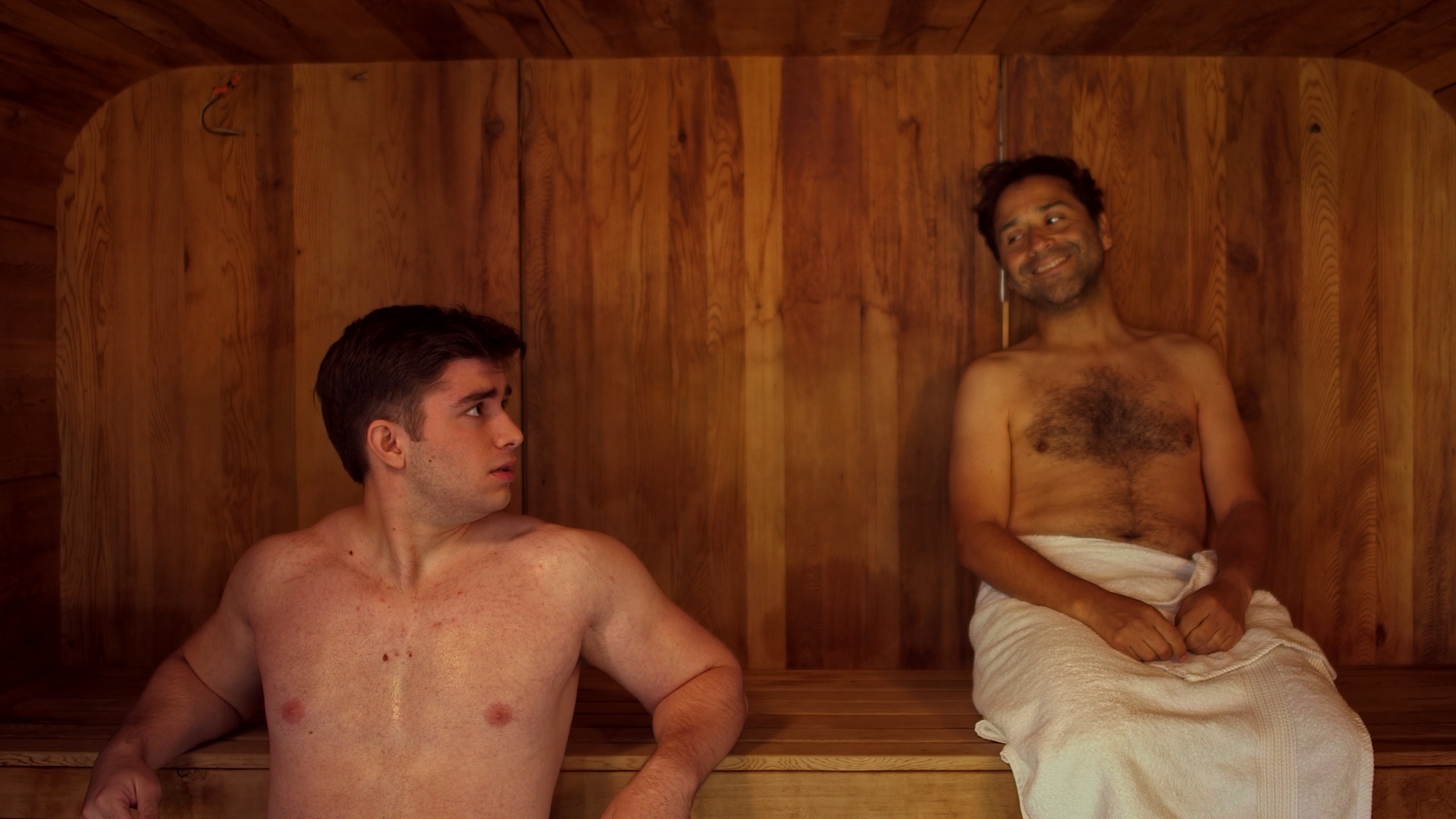 Two Men, One Sauna still